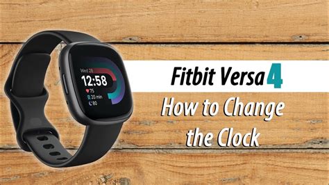 How to Change Watch Face in Fitbit Versa - YouTube