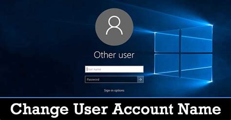 How to Change Windows 10 Account Name on Sign-in Screen