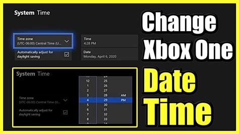 How to Change Xbox One Date and Time (Easy Method!) YouTube