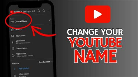 How to Change YouTube Name On Mobile YouTube