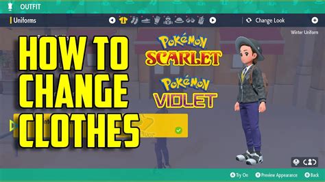 How to Change Your Appearance and Clothes in Pokemon Scarlet and Violet