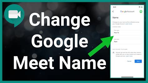 How to Change Your Name in Google Meet Simple Method 2020 YouTube