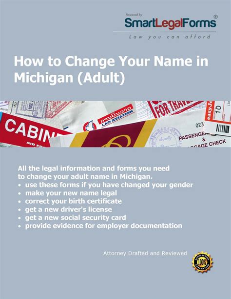 How to Change Your Name in Michigan SmartLegalForms