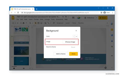 How to Change a Google Slides Background