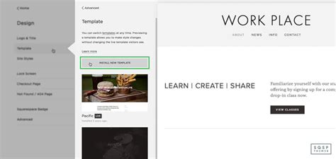 How to Change a Squarespace Template or Theme YouTube