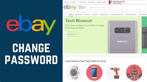 How to Change an eBay Password Free tutorial by TechBoomers