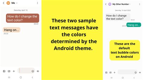 How to Change the Color of Text Bubbles on Android