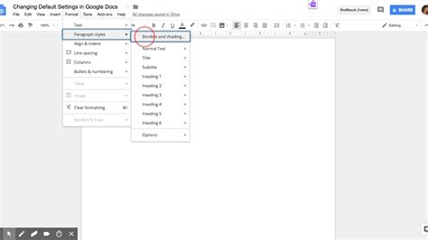 How to Change the Default Formatting Settings in Google Docs