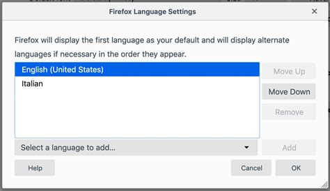 How to Change the Default Languages in Mozilla Firefox