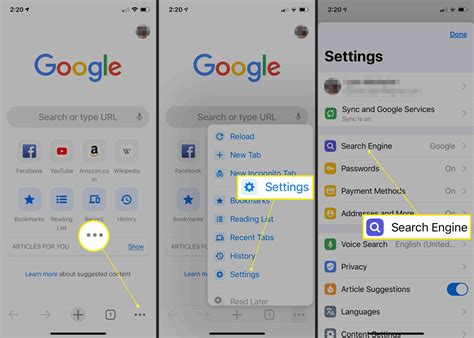 How to Change the Default Search Engine in Chrome for iOS