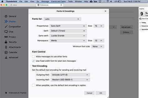 How to Change the Font for Incoming Mail in Thunderbird