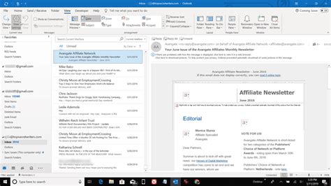 How to Change the Font or Font Size in the Message List in Outlook