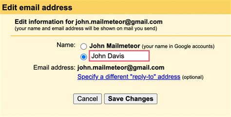 How to Change the From Name in Your Email