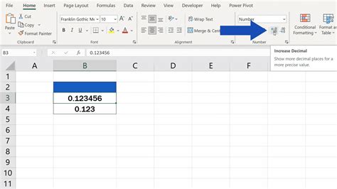 How to Change the Number of Decimal Places in Excel