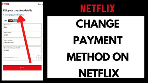 How to Change the Payment Method on Netflix