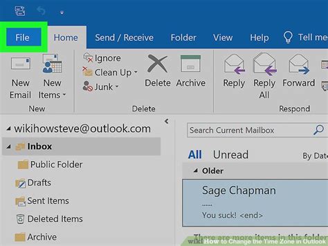 How to Change the Time Zone in Microsoft Outlook