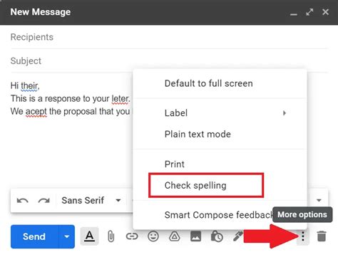 How to Check Spelling in Gmail