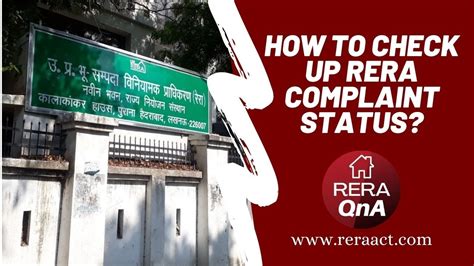 How to Check UP RERA Complaint Status?