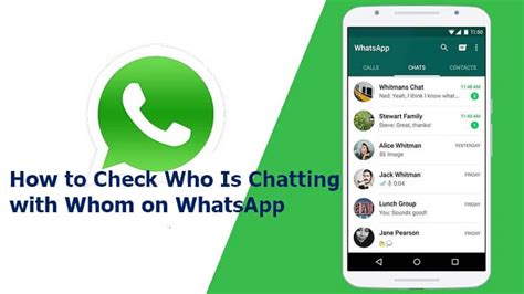 How to Check Who Is Chatting with Whom on WhatsApp