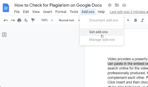 How to Check for Plagiarism in Google Docs