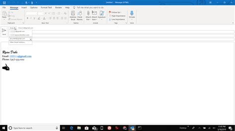 How to Choose Account Used to Send a Message in Outlook