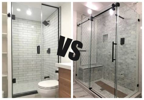 How to Choose Between Sliding vs Hinged Glass Shower …