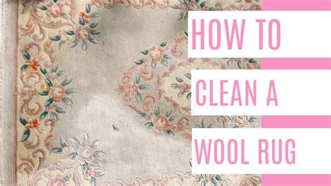 How to Clean a Wool Rug - YouTube