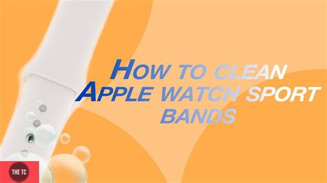 How to Clean your Apple Watch Sport/Silicone Bands (Quick)