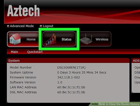 How to Clear Router History