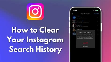 How to Clear Your Instagram Search History