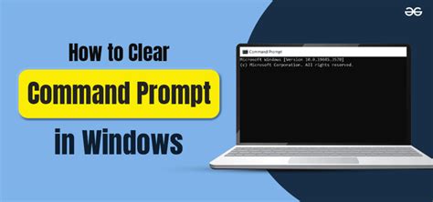 How to Clear the Windows Command Prompt Screen