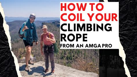 How to Coil a Climbing Rope Single Butterfly, Double Butterfly…