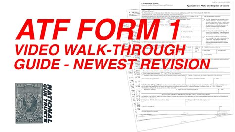 How to Complete ATF Form 5320.1 YouTube