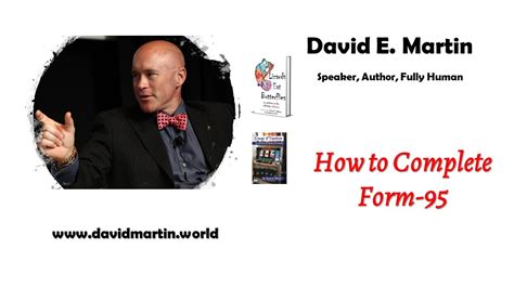How to Complete Form 95 YouTube