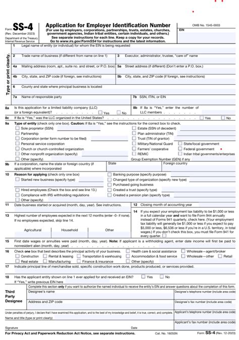 How to Complete and File Form SS4