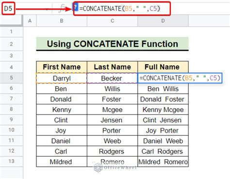 How to Concatenate Strings with Separator in Google Sheets