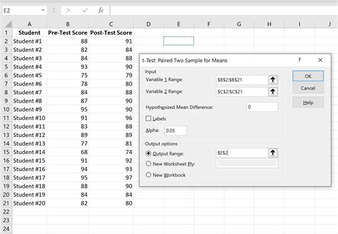 How to Conduct a Two Sample t-Test in Excel - Statology