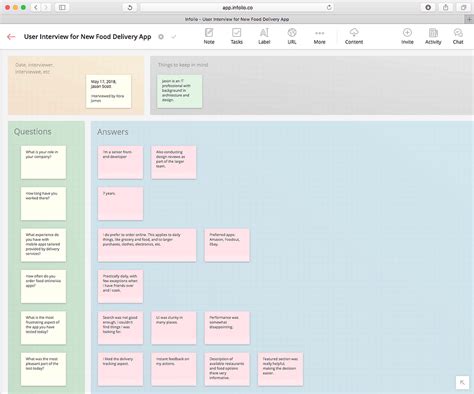 How to Conduct a User Interview With a Template Infolio