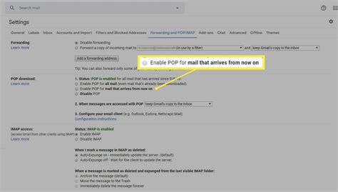 How to Configure Gmail POP Settings