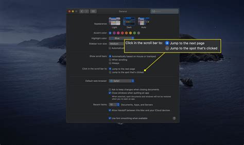 How to Configure Scroll Bars in macOS and OS X