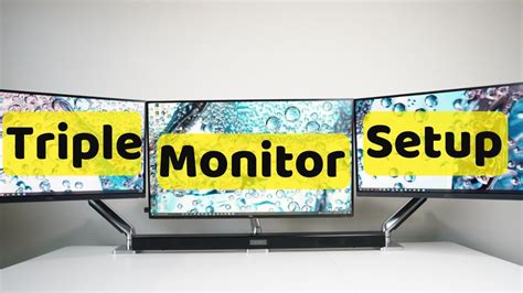 How to Connect 3 Monitors to a Computer