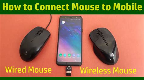 How to Connect Mouse to Mobile - Wireless and Wired