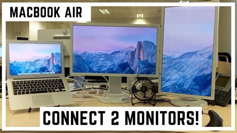 How to Connect a MacBook Air to a Monitor