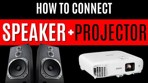 How to Connect a Projector to a Speaker