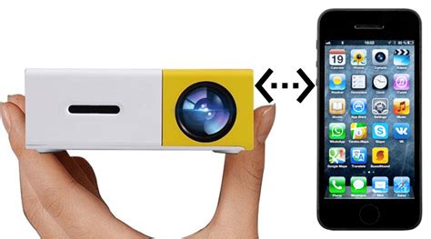 How to Connect an iPhone to a Mini Projector