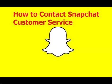 How to Contact Snapchat Customer Service