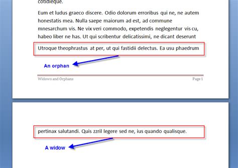 How to Control Widow and Orphan Lines in Your Technical Document