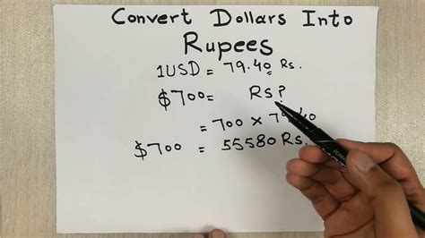 How to Convert Dollars into Rupees Currency Conversion YouTube