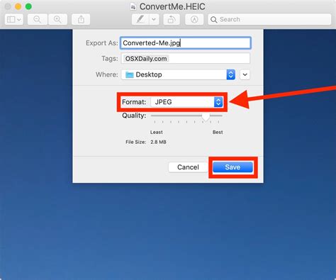 How to Convert HEIC to JPEG in Preview for Mac