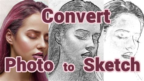 How to Convert Photo into Sketch YouTube